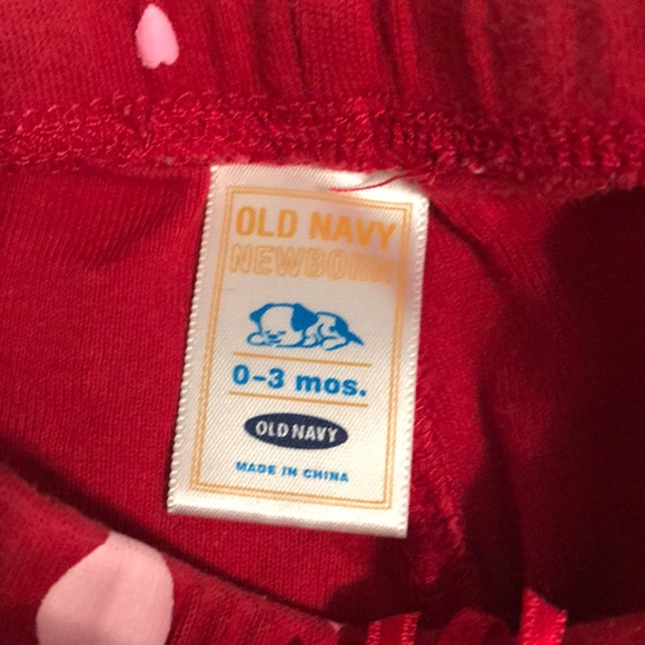 Heart Valentine’s Day Old Navy Baby Pants - Picture 2 of 4